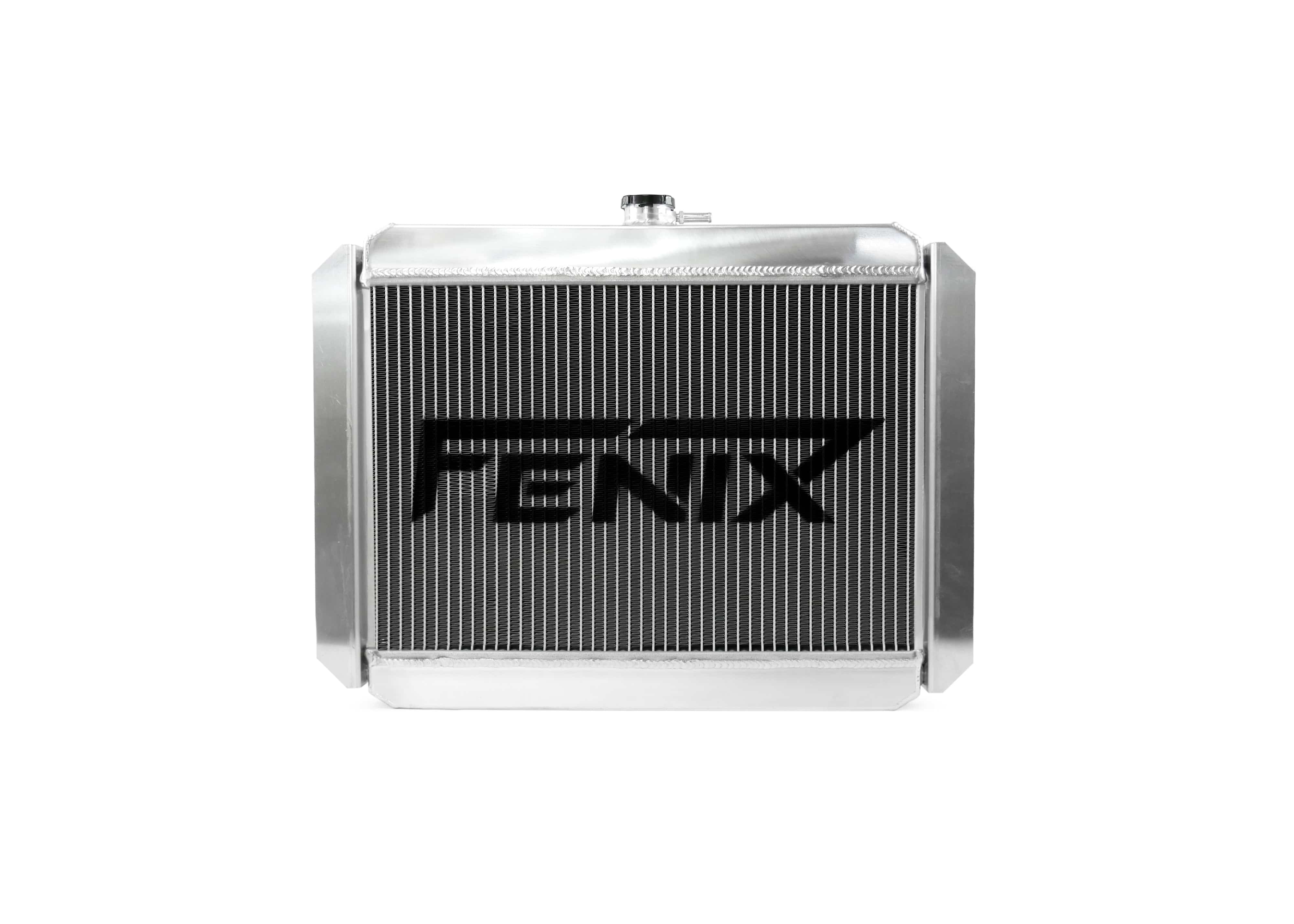 Fenix Cooling Performance Radiator Universal Small - Top Outlet Pipe Left / Bottom Outlet Pipe Right. SR
