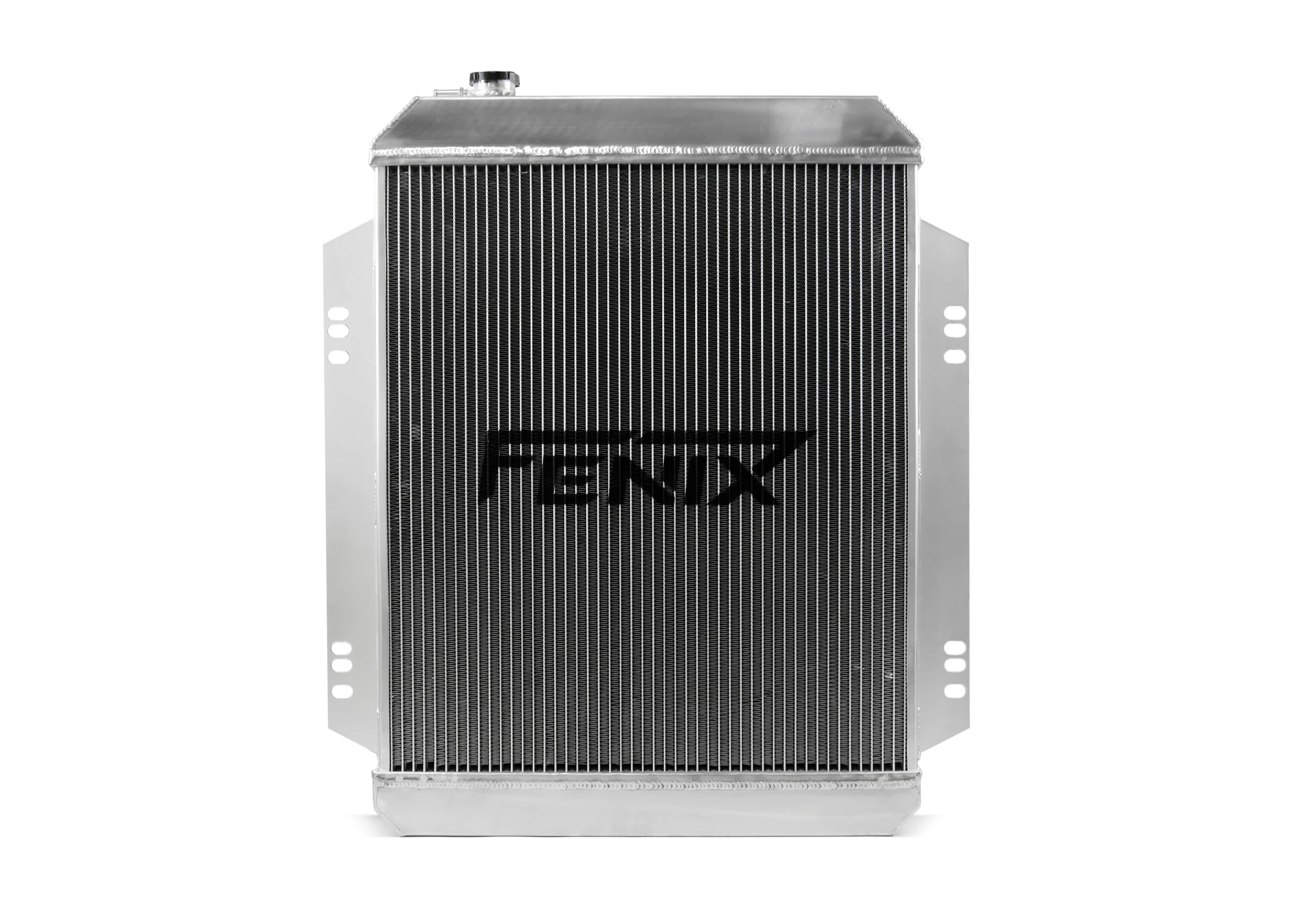Fenix Cooling Performance Radiator Universal Tall - Top Outlet Pipe Left / Bottom Outlet Pipe Right. SR