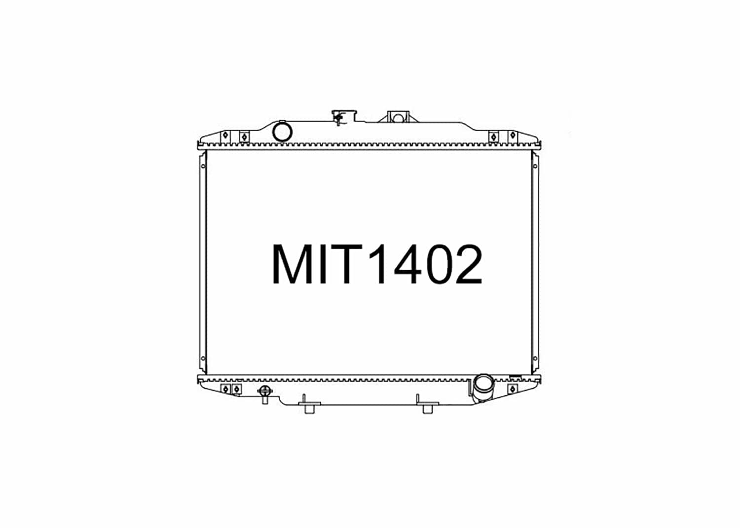 Fenix Cooling Radiator 22mm Mitsubishi Delica / L300 2000-2007 SR