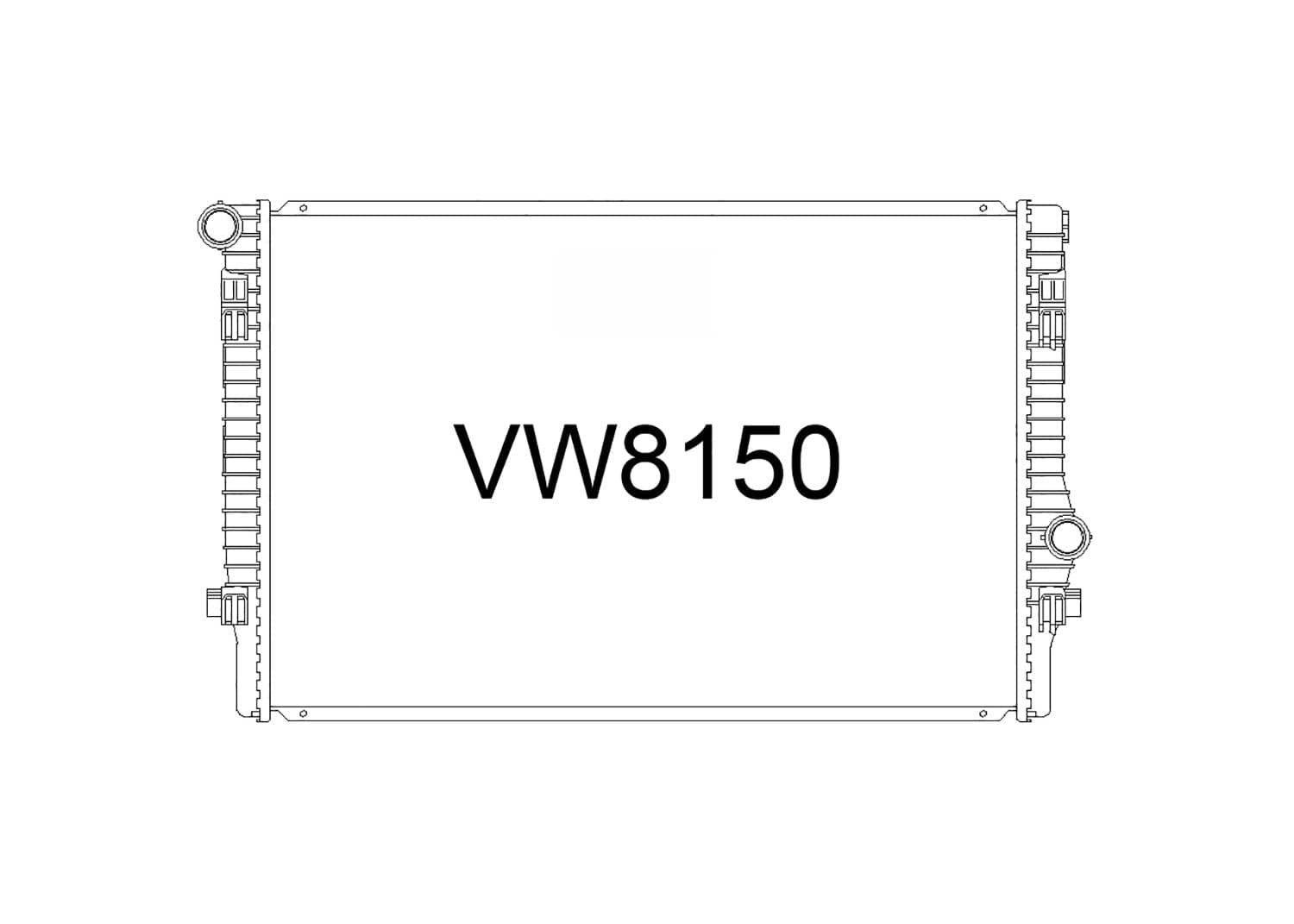 Fenix Cooling Radiator Audi A3 / S3 8V, Q2 & TT FV 1.8L & 2.0L Petrol 2012- SR