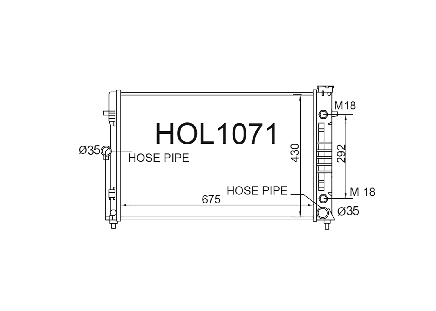Fenix Cooling Radiator Automatic Holden Commodore / Monaro / Adventra / Ute & Crewman VZ & Statesman WL 5.7L & 6.0L V8 2004-2006 SR