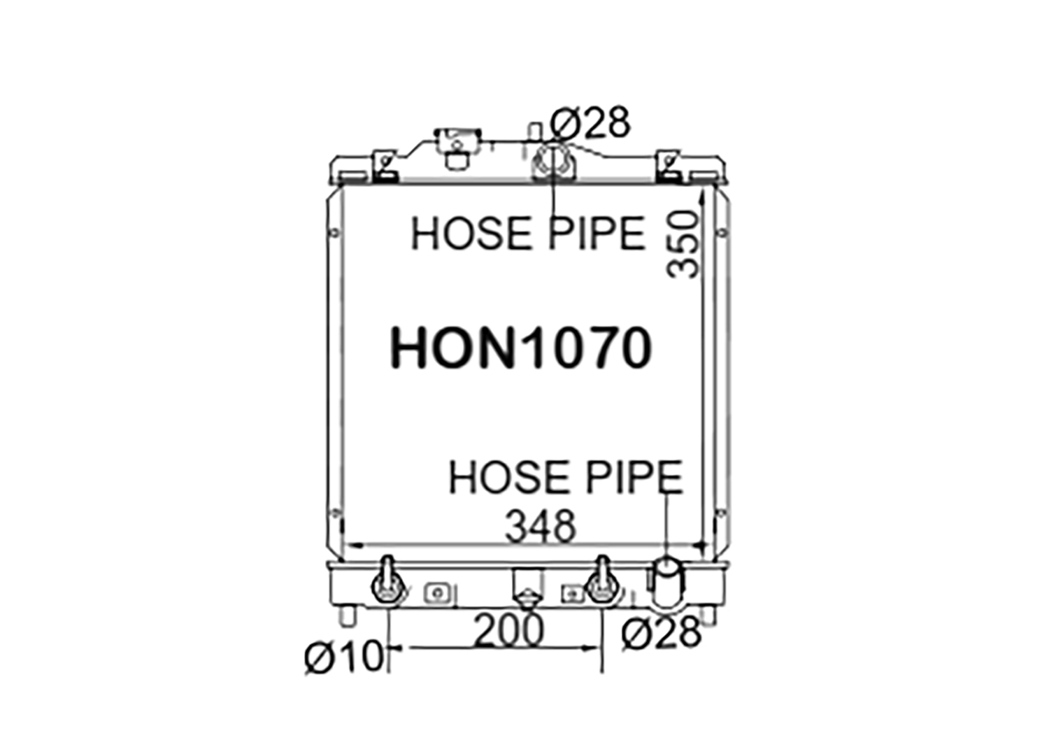 Fenix Cooling Radiator Automatic Isuzu Gemini 1993-1996 SR