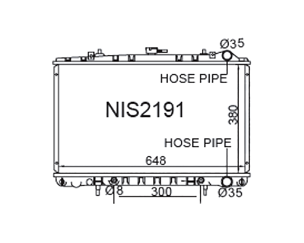 Fenix Cooling Radiator Automatic Nissan Skyline R32 / Cefiro A31 / Laurel C33 1988-1994 SR