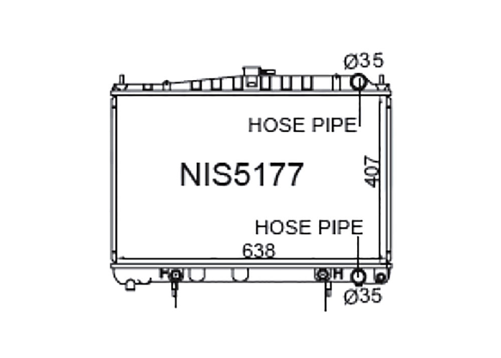Fenix Cooling Radiator Automatic Nissan Skyline R33 & R34 / Laurel C34 & C35 / Stagea WC34 1993-1998 SR