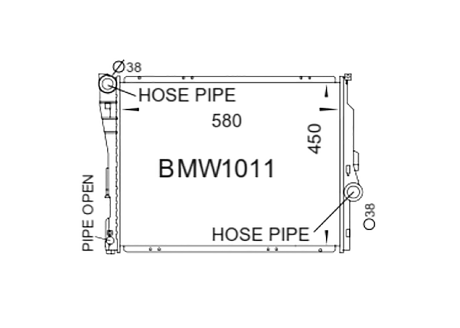 Fenix Cooling Radiator BMW 3 Series E46 & Z4 E85 / E86 Petrol & Diesel 1998-2008 SR