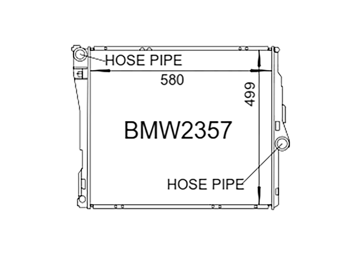Fenix Cooling Radiator BMW X3 E83 Petrol & Diesel 2004-2010 SR