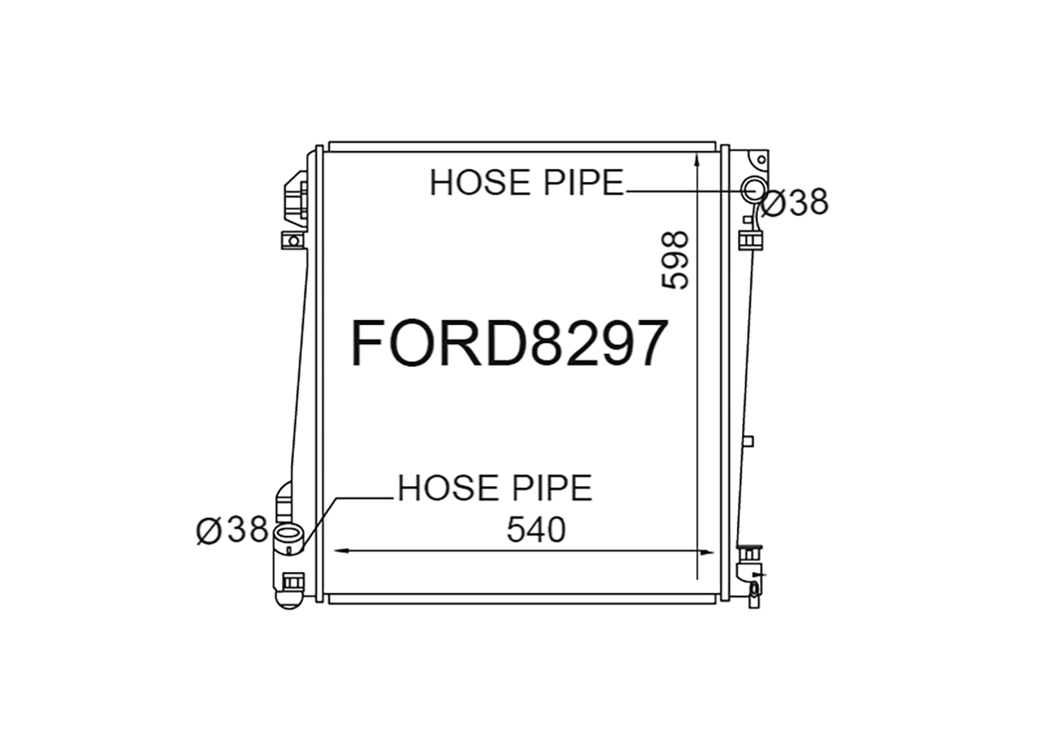 Fenix Cooling Radiator Ford Explorer U152 V6 & V8 2002-2005 SR