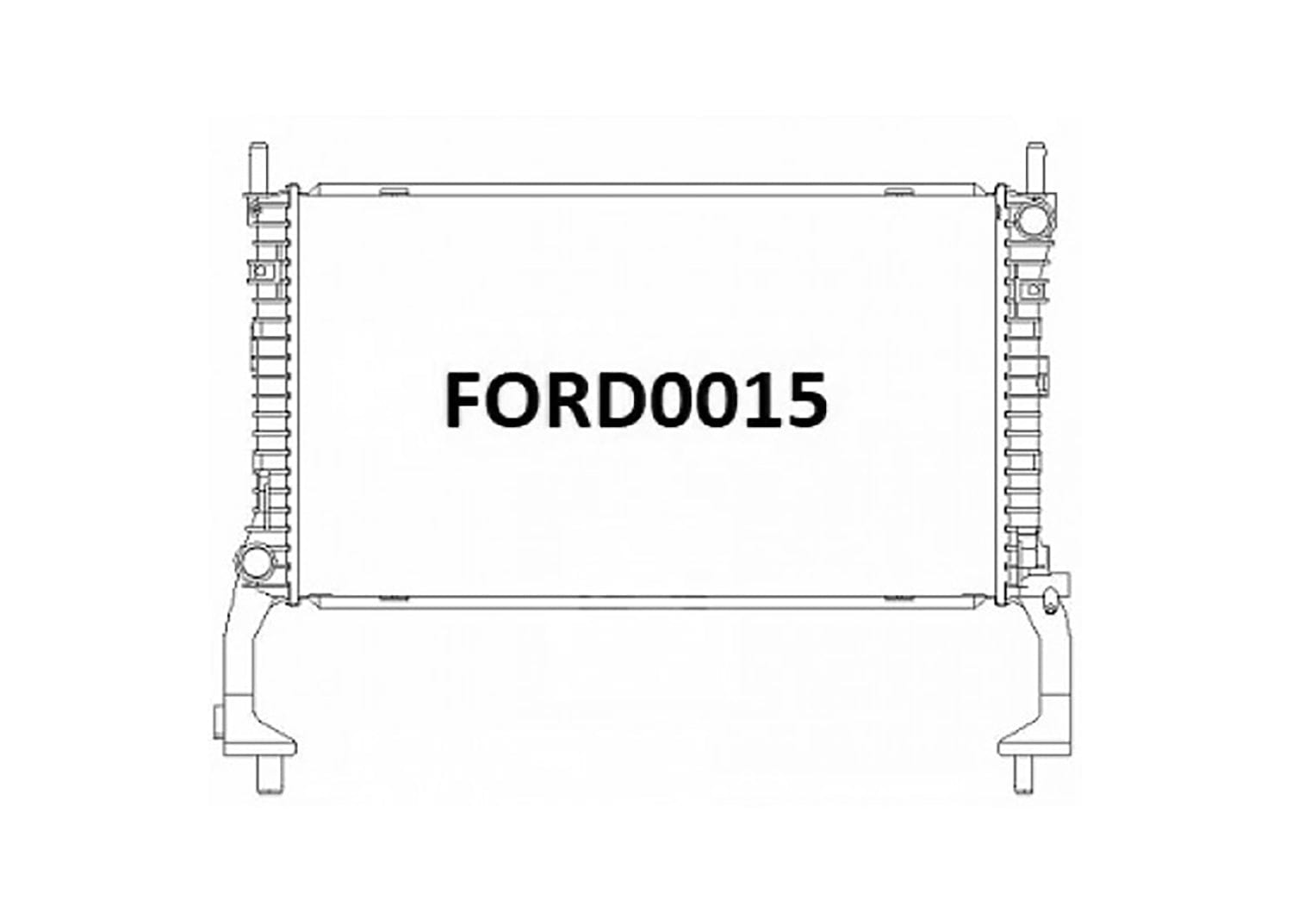 Fenix Cooling Radiator Ford Mustang EcoBoost S550 2.3L Petrol 2015- SR