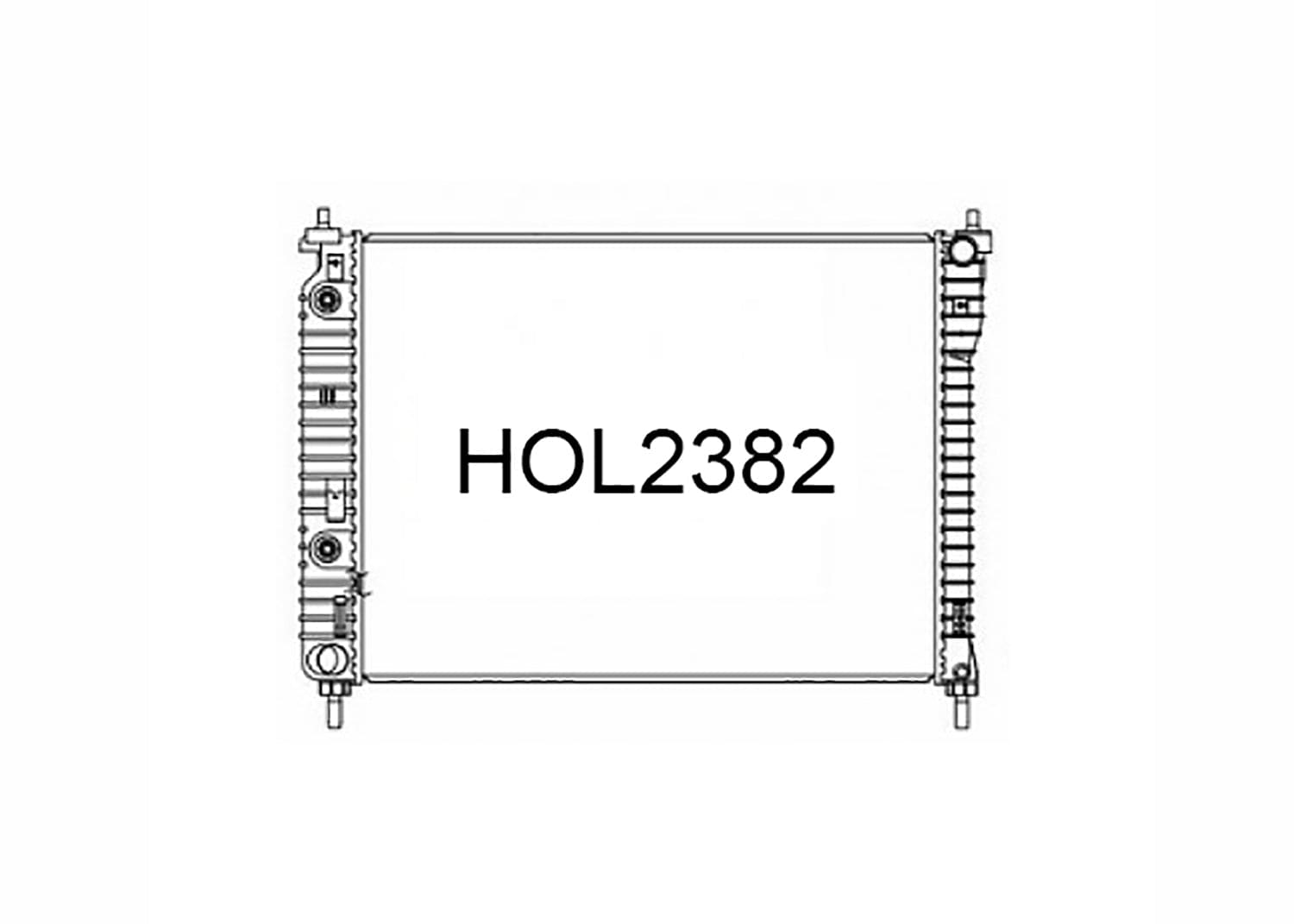 Fenix Cooling Radiator Holden Captiva 3.0L Petrol 2011-2019 SR