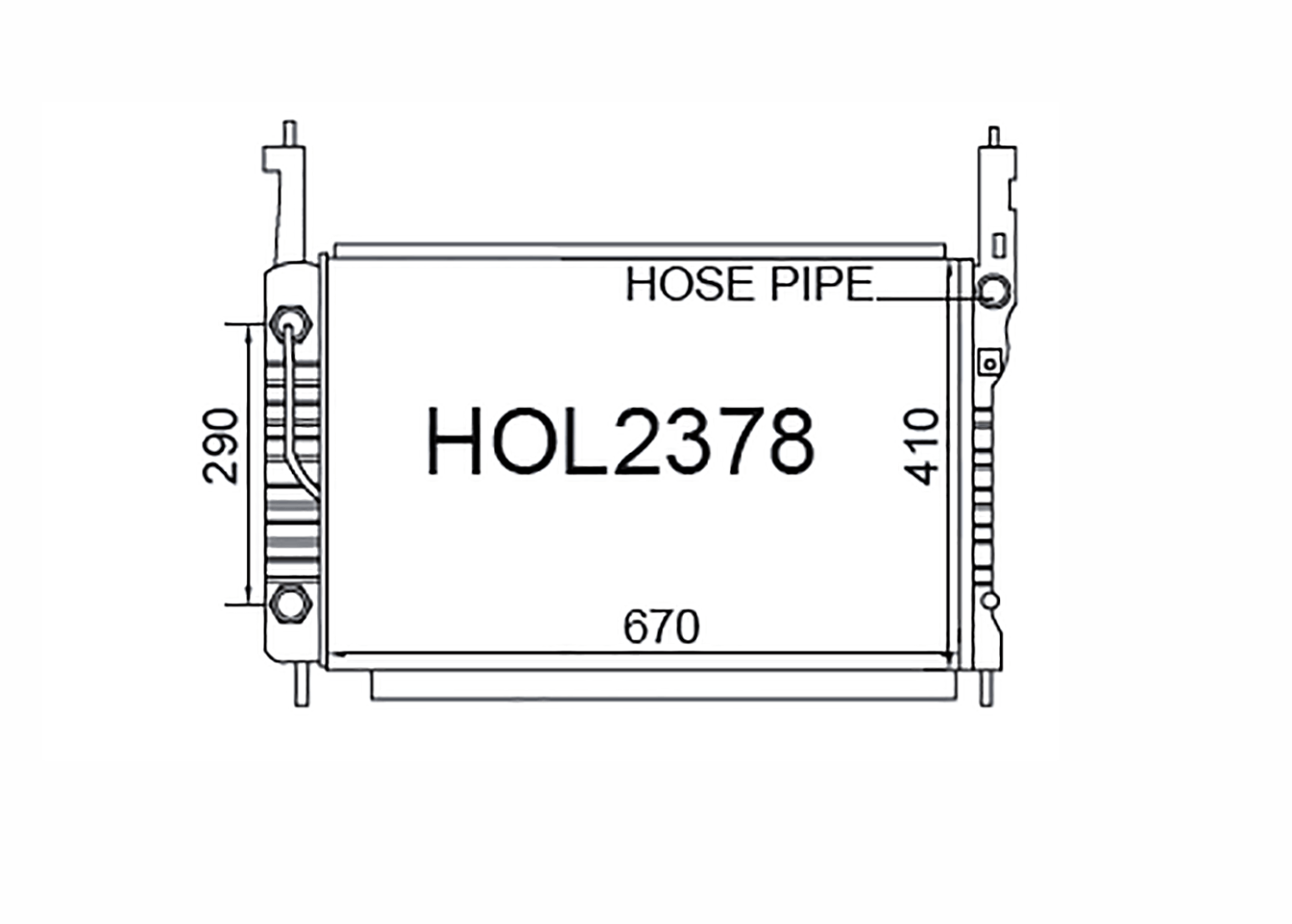 Fenix Cooling Radiator Holden Captiva CG 2.0L & 2.2L Diesel 2006-2011 SR