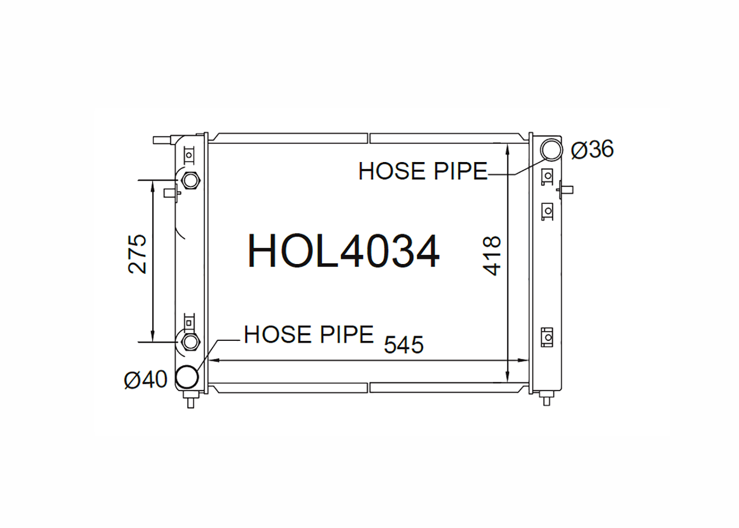 Fenix Cooling Radiator Holden Commodore VN Series I 3.8L Petrol 1988-1989 SR