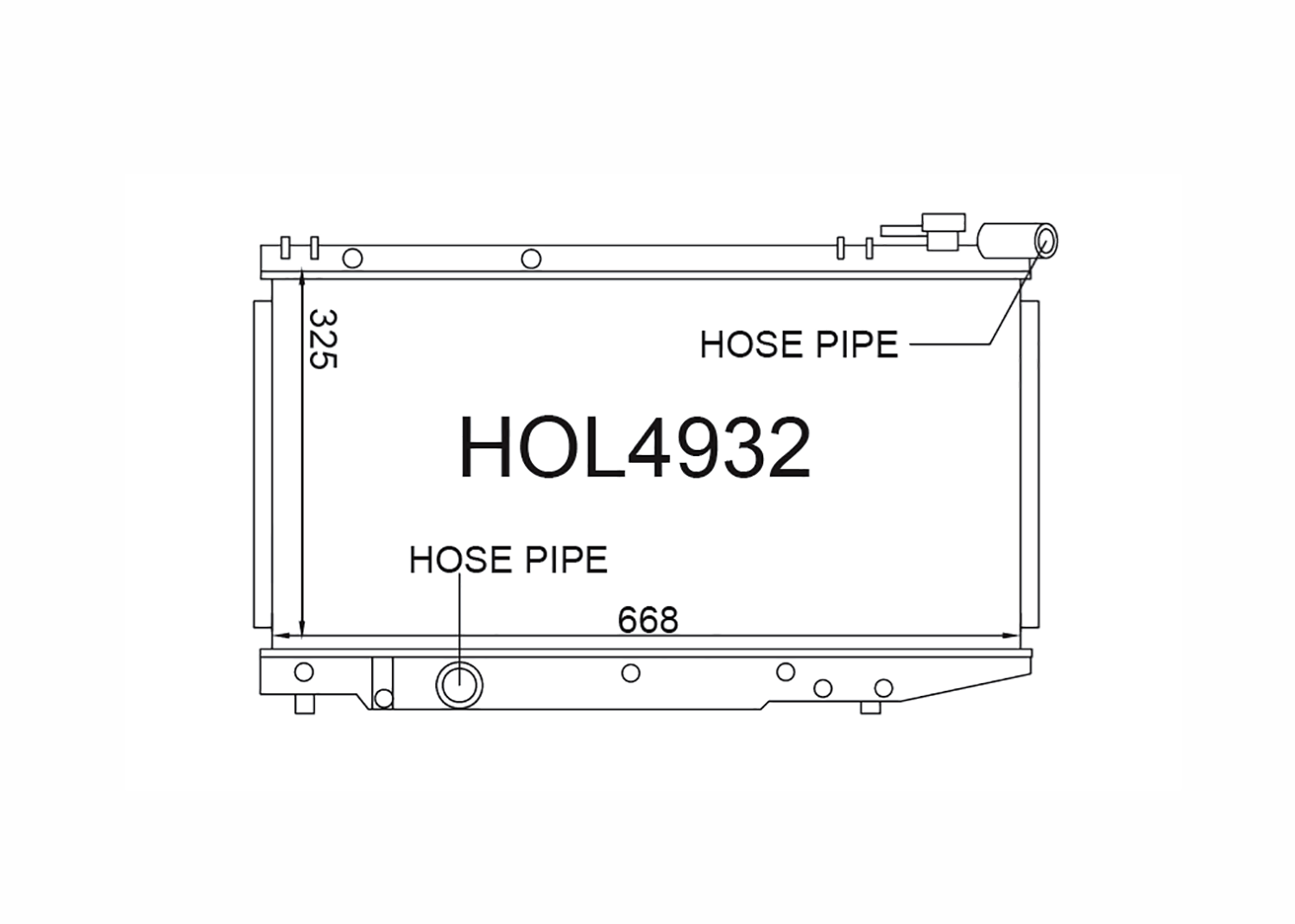 Fenix Cooling Radiator Holden Nova SX & GTI LE / LF 1.6L Petrol 1989-1994 SR