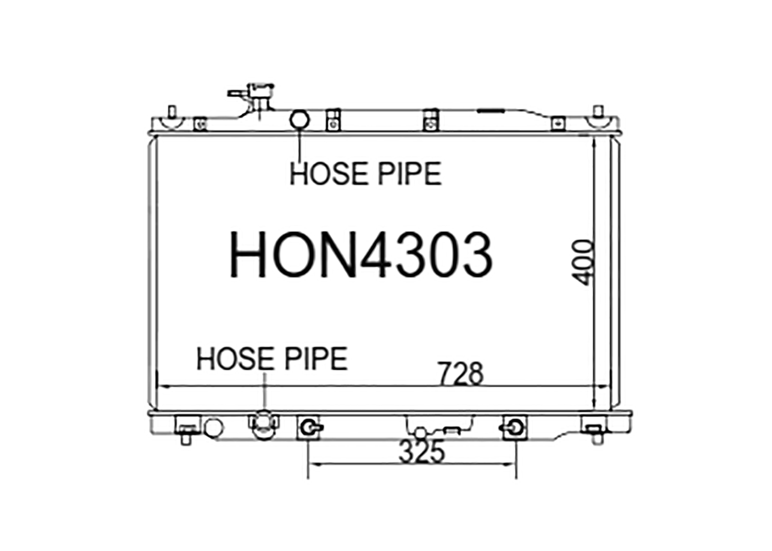 Fenix Cooling Radiator Honda CR-V (RE) 2.0L / 2.4L Petrol 2006-2011 SR