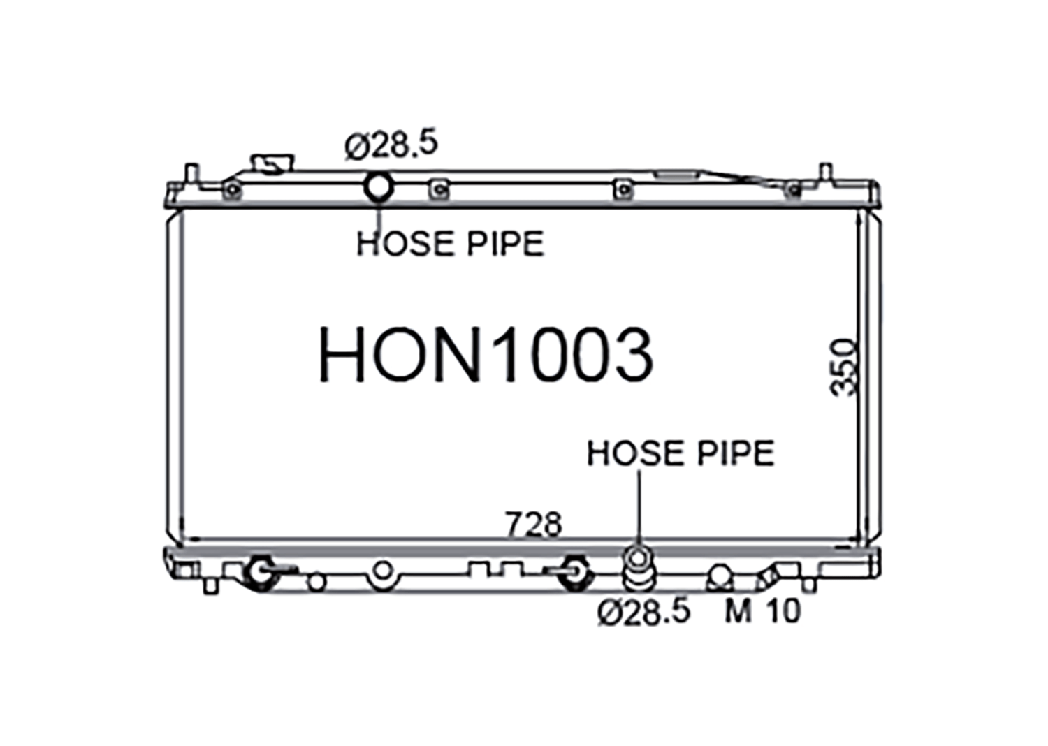 Fenix Cooling Radiator Honda Fit GE6 & City 2007-2014 SR