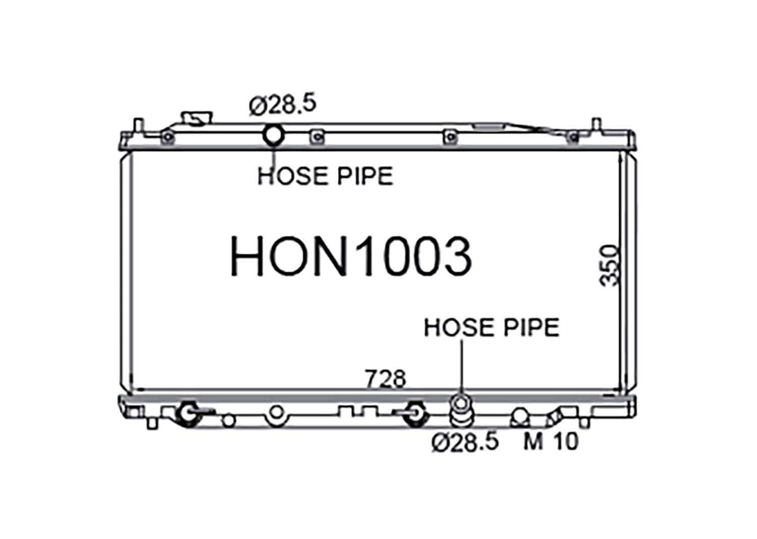 Fenix Cooling Radiator Honda Fit GE6 & City 2007-2014 SR