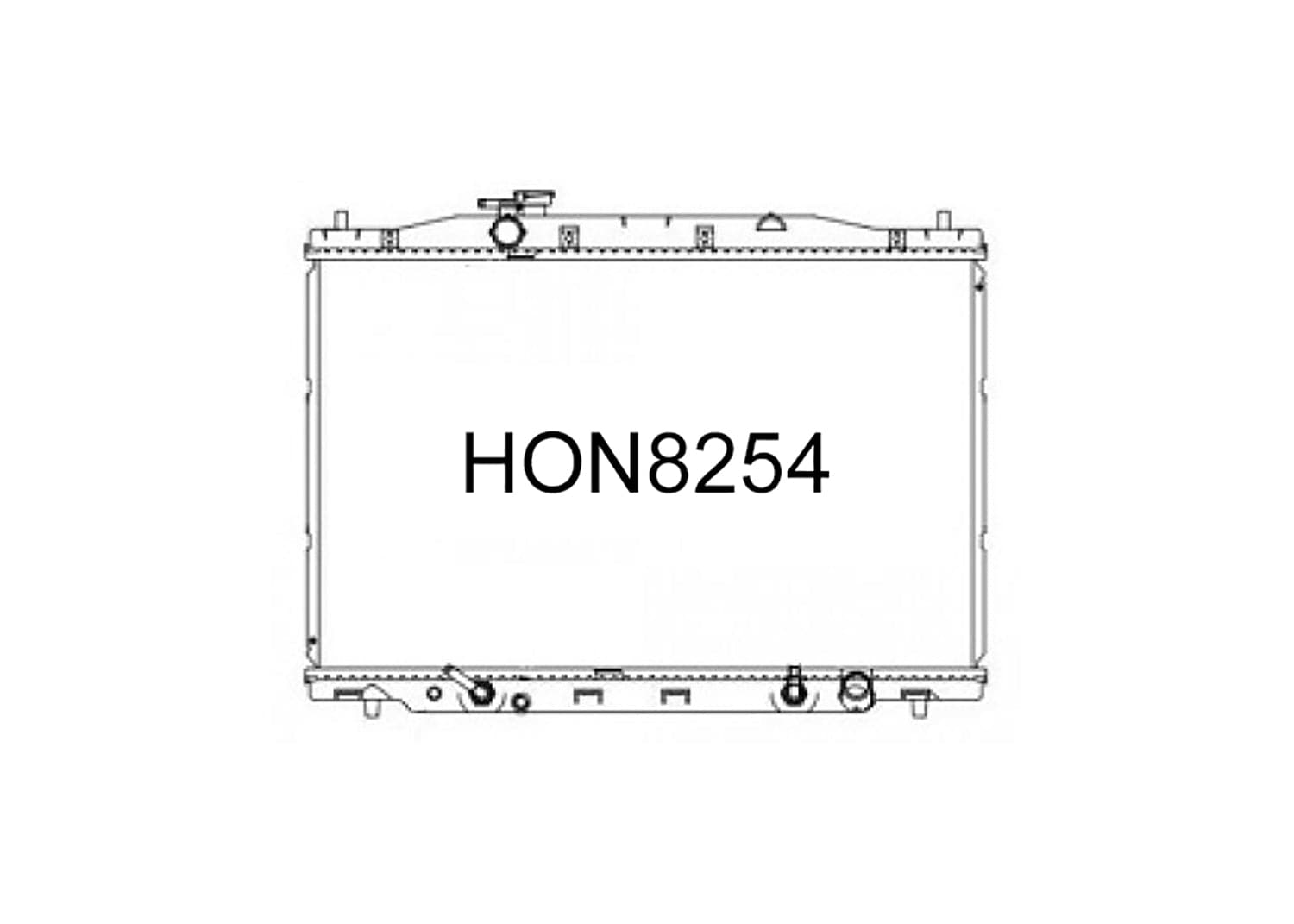 Fenix Cooling Radiator Honda FR-V / Edix BE1 - BE4 2.0L Petrol 2004-2009 SR