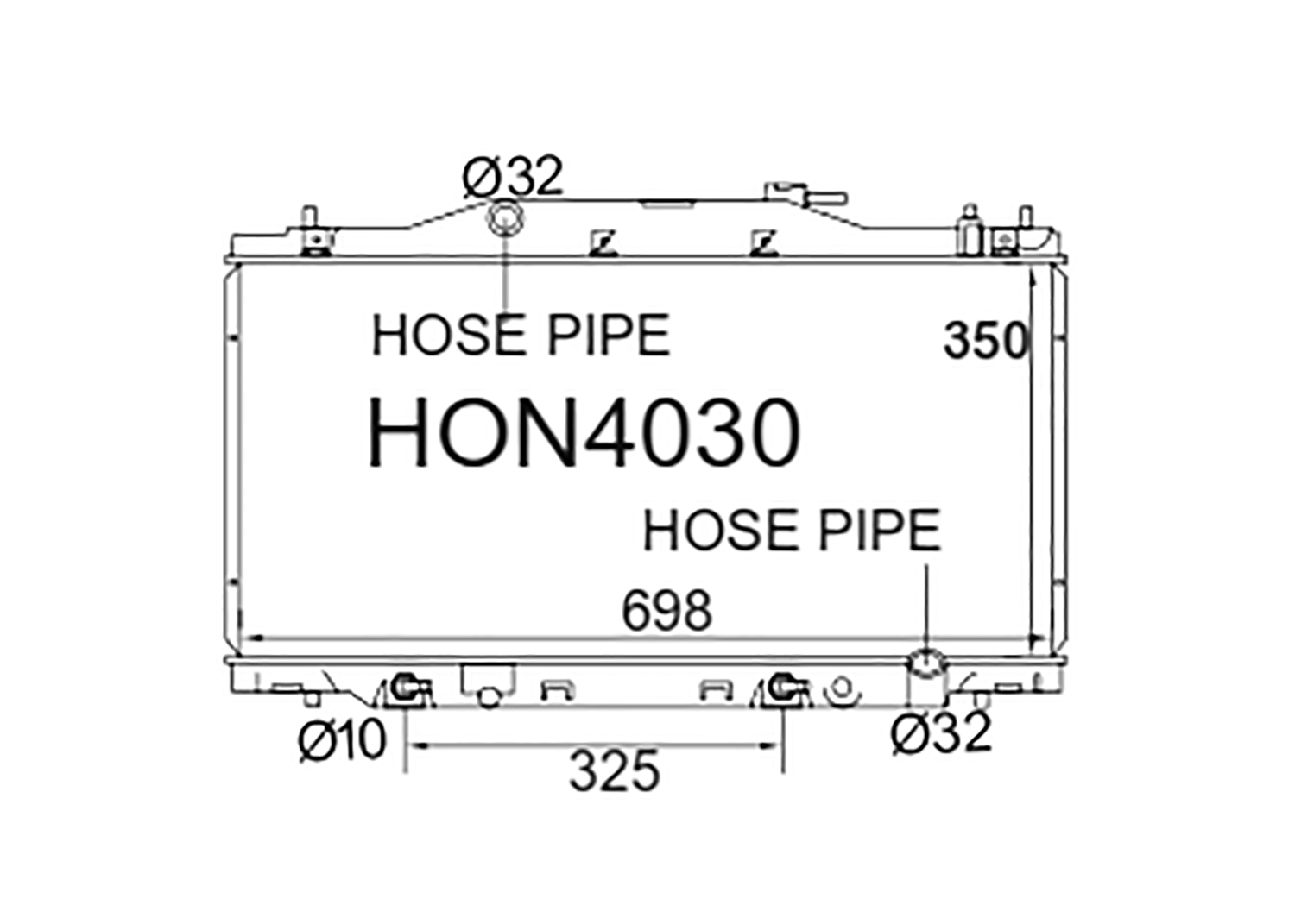 Fenix Cooling Radiator Honda Integra & Integra Type R DC5 2.0L Petrol 2001-2006 SR
