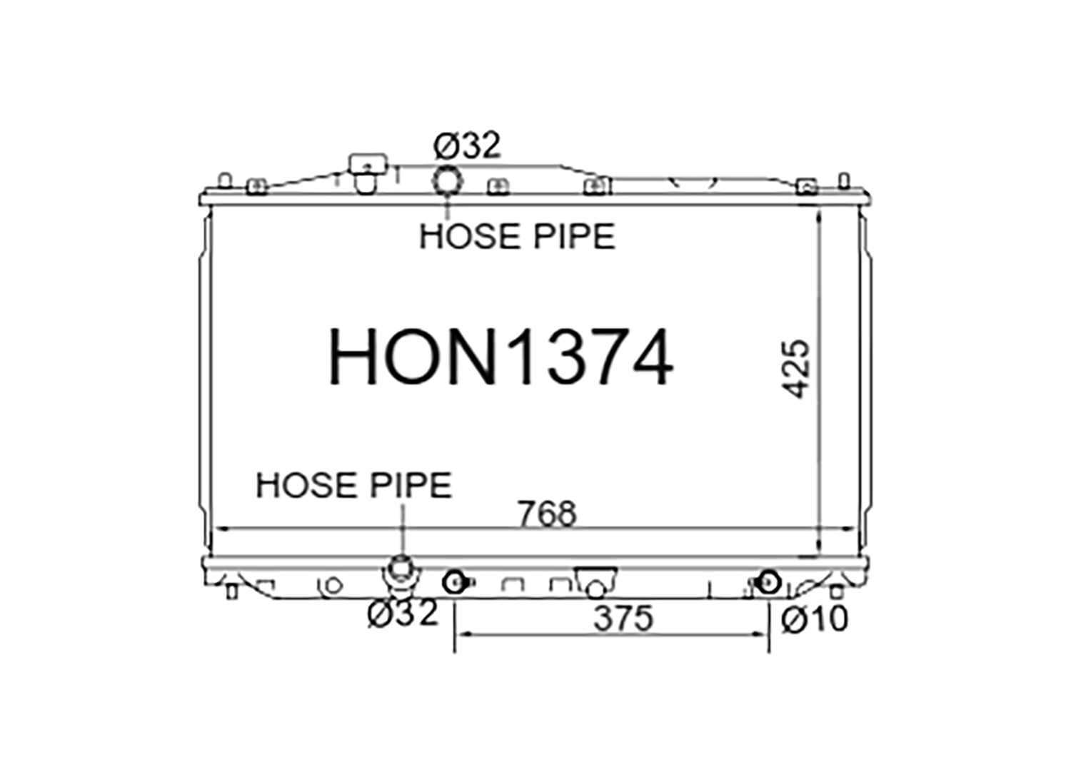 Fenix Cooling Radiator Honda Odyssey RB1 / RB2 2003-2008 SR