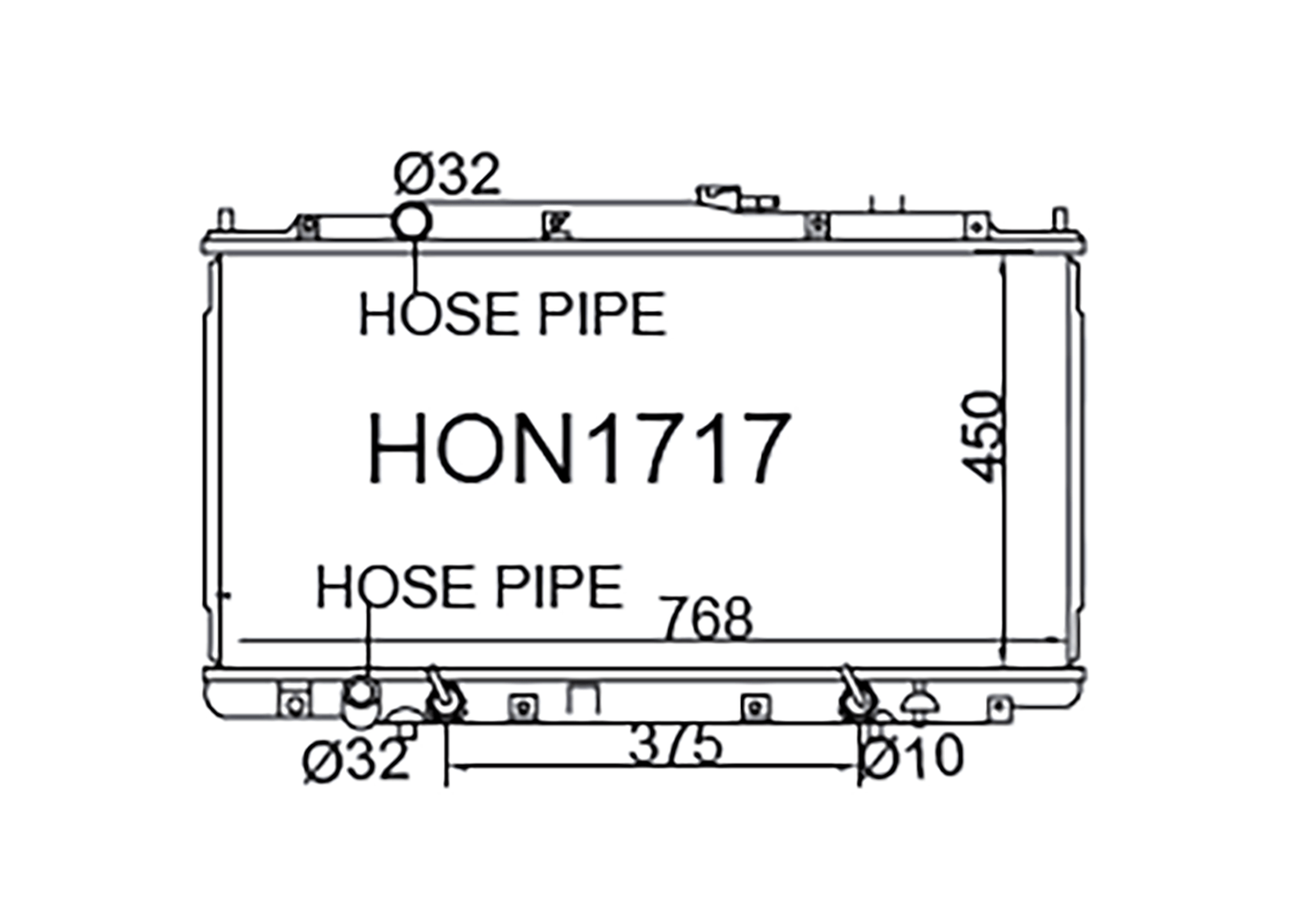 Fenix Cooling Radiator Honda Odyssey RL1 1999-2001 SR