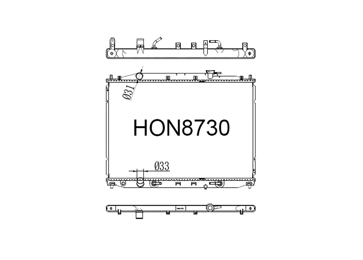 Fenix Cooling Radiator Honda Stepwagon RK 2009-2015 SR