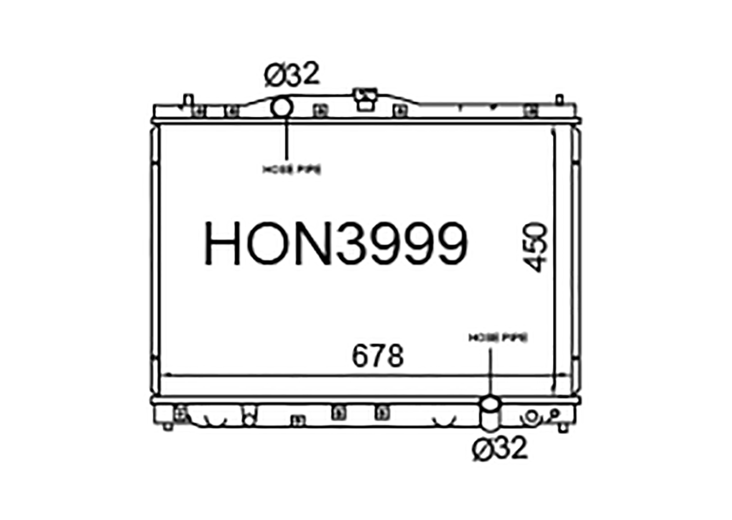 Fenix Cooling Radiator Honda Stream RN 2000-2004 SR