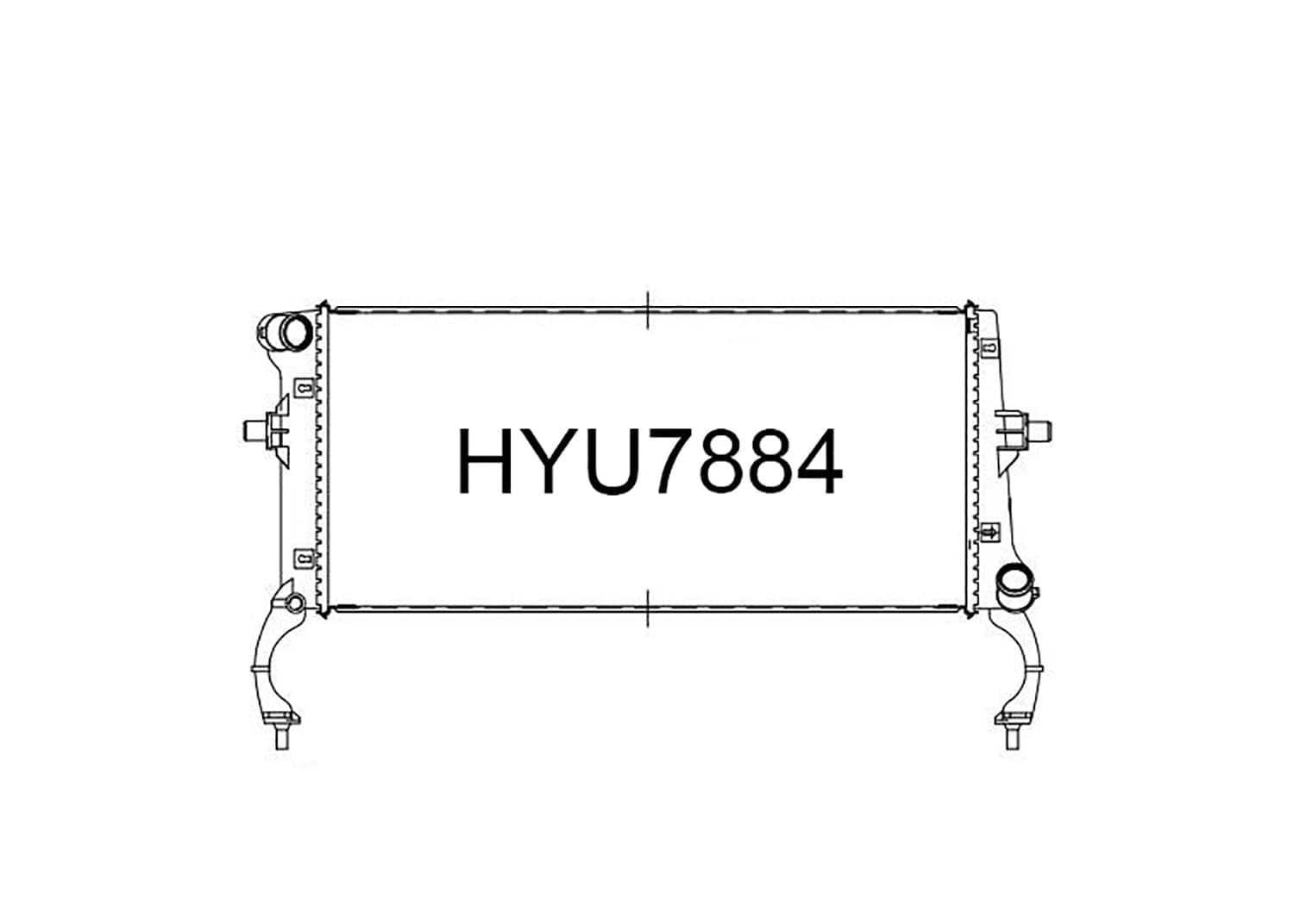 Fenix Cooling Radiator Hyundai Elantra AD 1.4L & 1.6L Petrol 2017-2020 SR