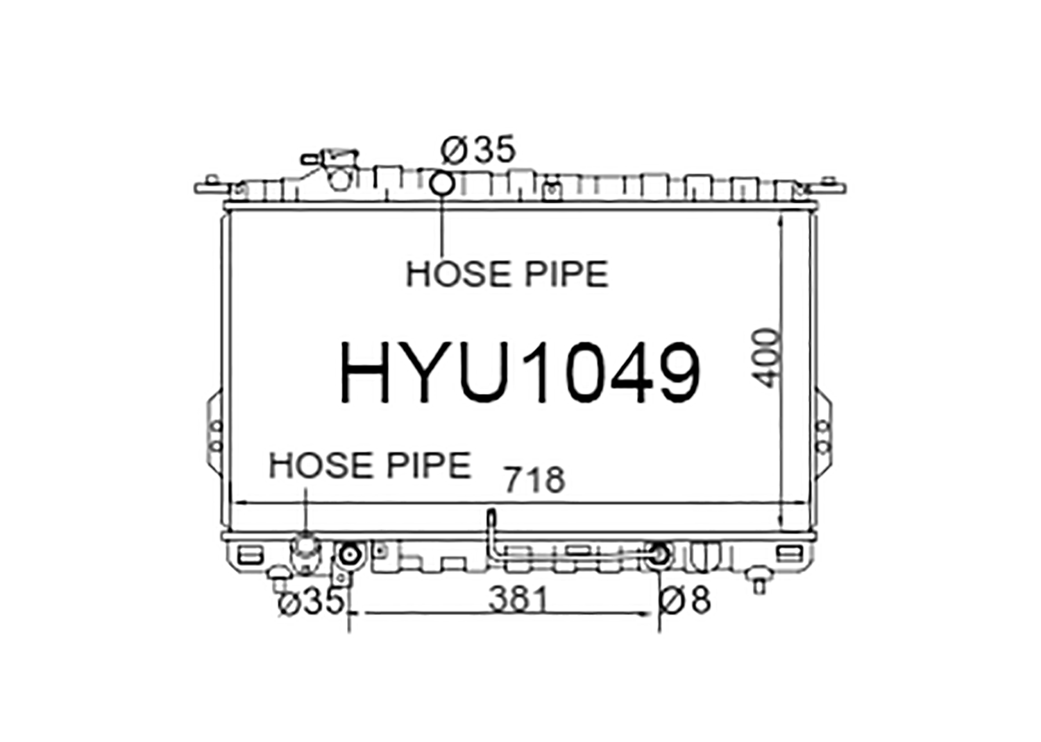 Fenix Cooling Radiator Hyundai Grandeur / Azera XG & Sonata EF Petrol 1998-2004 SR