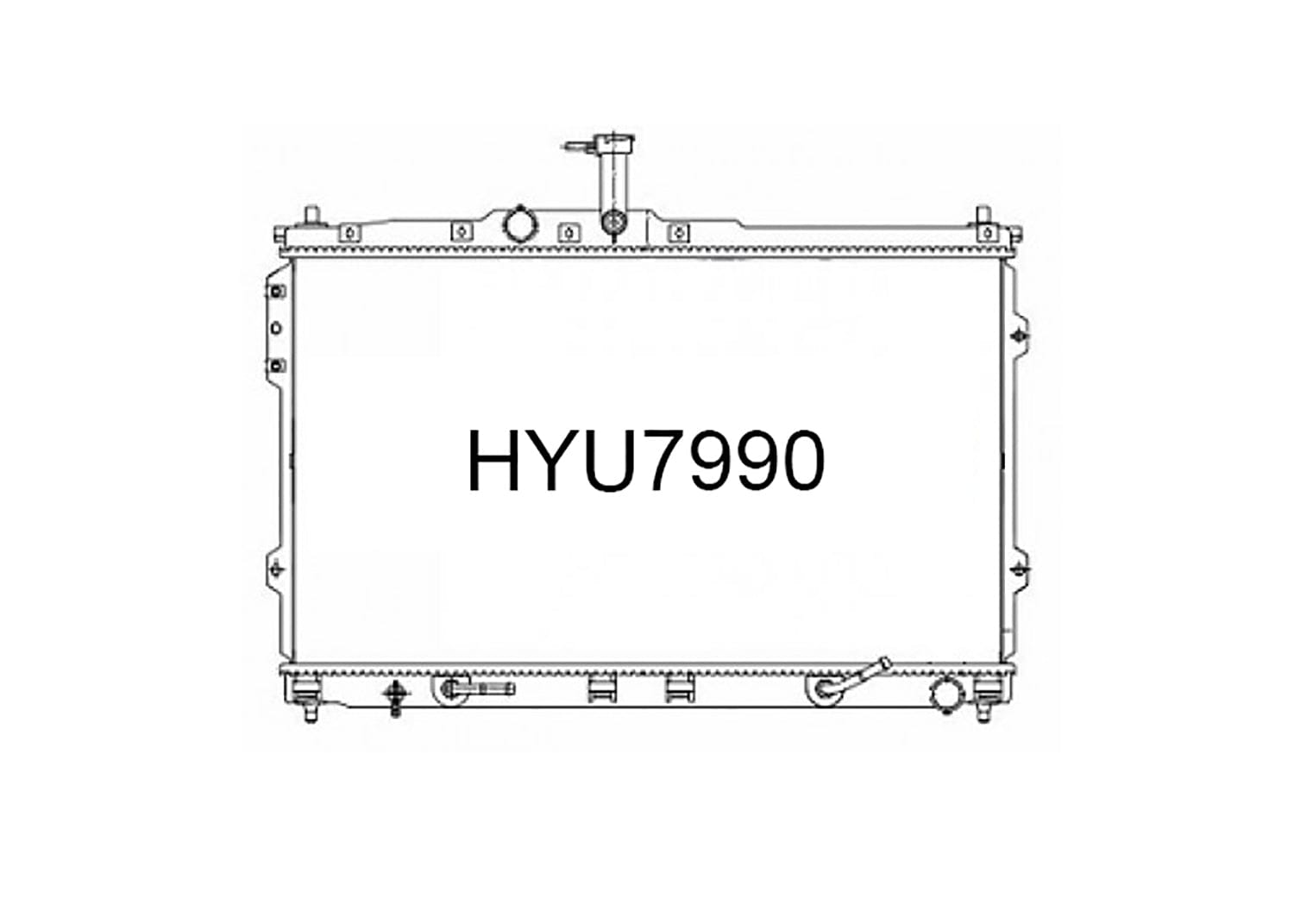 Fenix Cooling Radiator Hyundai iLoad / H1 TQ 2.4L Petrol 2007-2018 SR