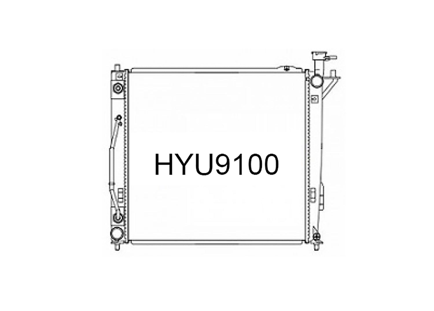Fenix Cooling Radiator Hyundai Santa Fe CM & DM Diesel 2007-2018 SR