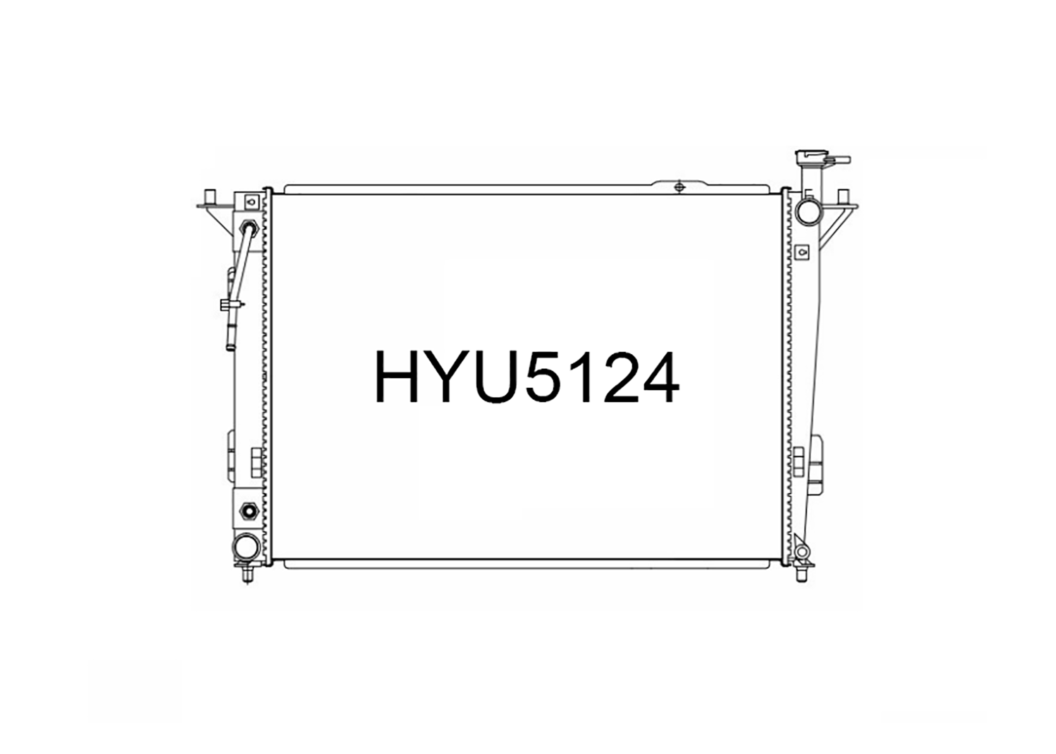 Fenix Cooling Radiator Hyundai Santa Fe DM / NC 2.4L & 3.3L Petrol 2012-2020 SR