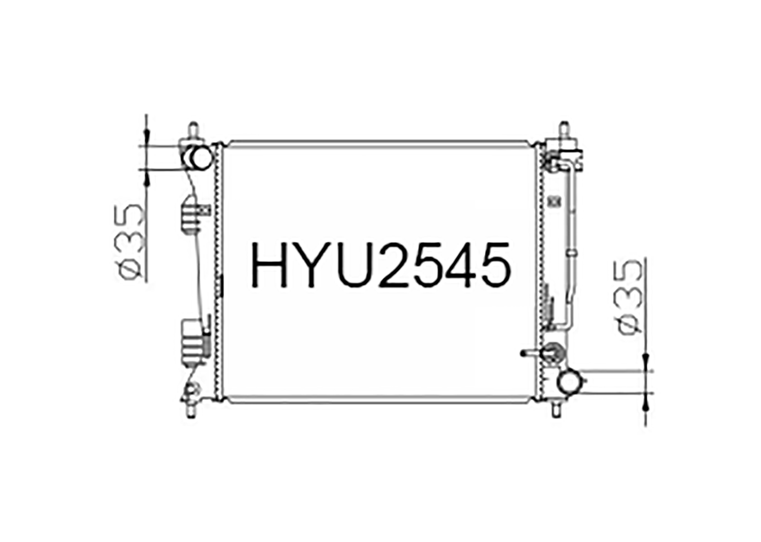 Fenix Cooling Radiator Hyundai Veloster FS 1.6L Turbo 2011-2018 SR
