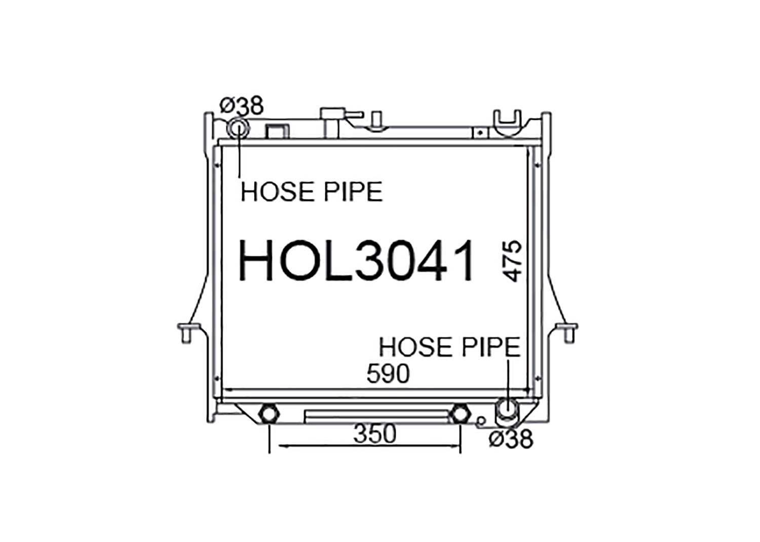 Fenix Cooling Radiator Isuzu D-Max RA 3.0L Diesel 2003-2008 SR