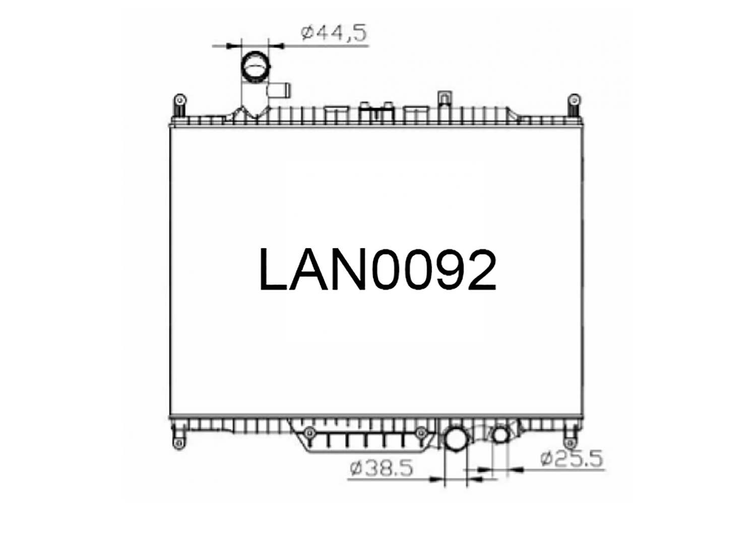 Fenix Cooling Radiator Land Rover Discovery 4 & Range Rover Sport 3.0L Turbo Diesel 2009-2016 SR
