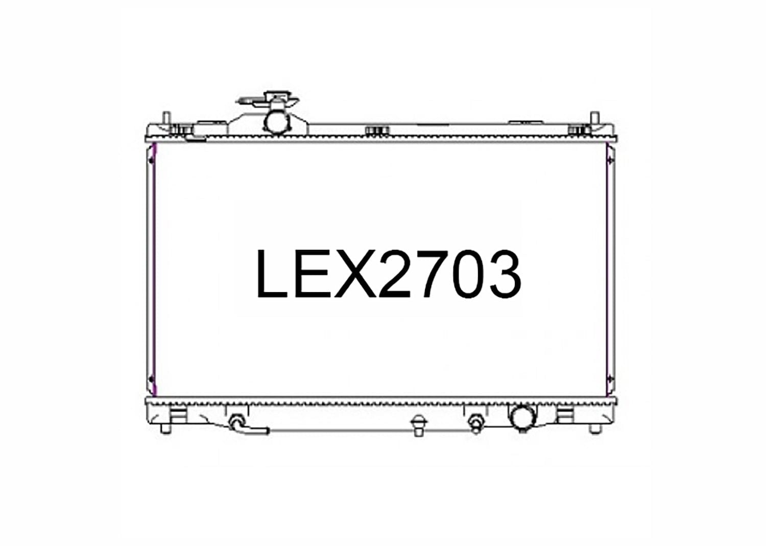 Fenix Cooling Radiator Lexus GS 430 UZS190 4.3L V8 2006-2011 SR