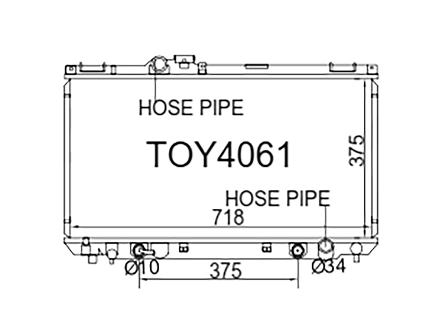 Fenix Cooling Radiator Lexus IS 200 / IS 300 2.0L & 3.0L Petrol 1998-2005 SR