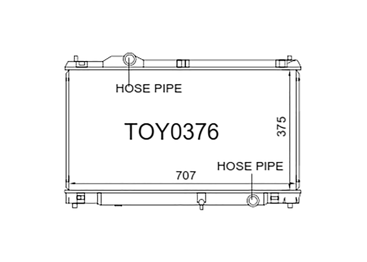 Fenix Cooling Radiator Lexus IS 250 & IS 350 GSE20 2.5L & 3.5L Petrol 2005-2015 SR