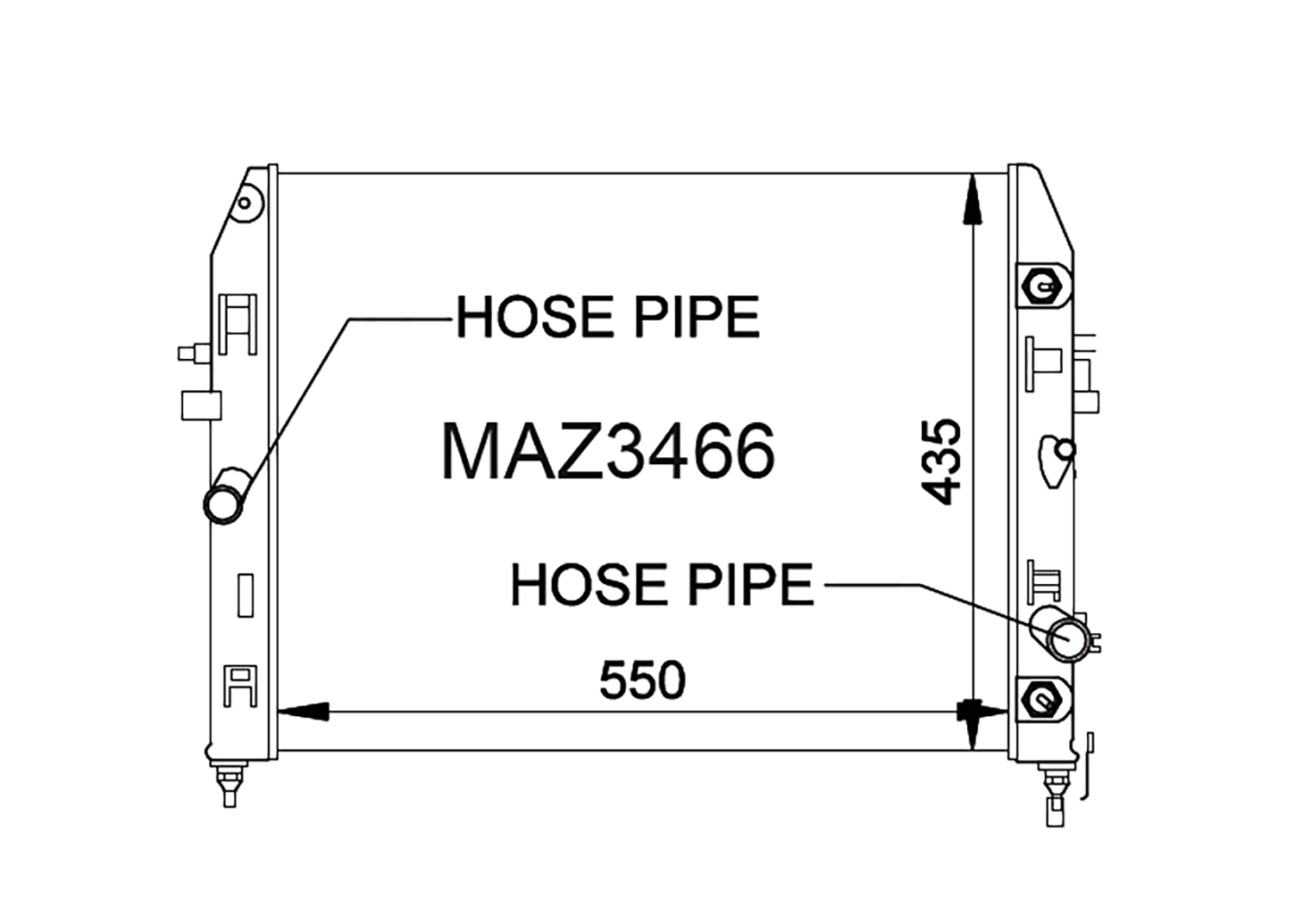 Fenix Cooling Radiator Mazda MX-5 / Miata NC Petrol 2005-15 SR