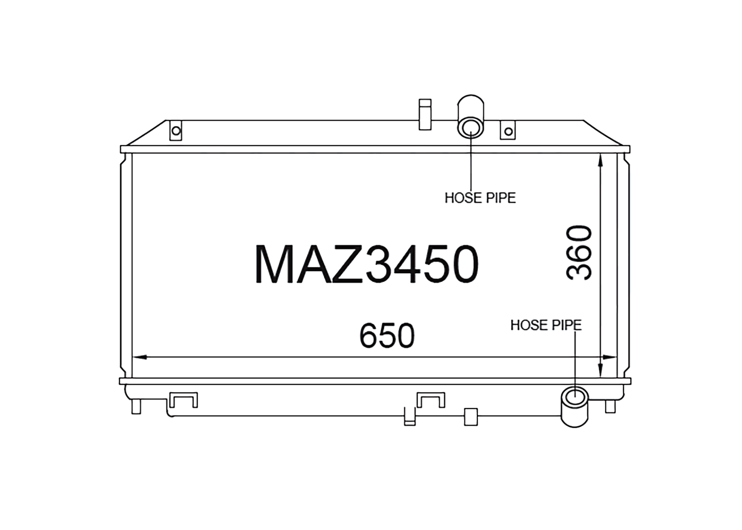 Fenix Cooling Radiator Mazda RX8 Petrol 2002-2008 SR
