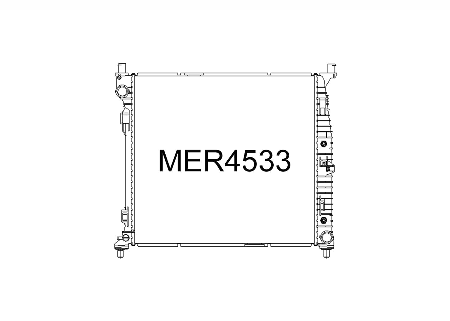 Fenix Cooling Radiator Mercedes GL X166, GLE / ML W166, GLS X166 & GLE Coupe C292 2011-2019 SR
