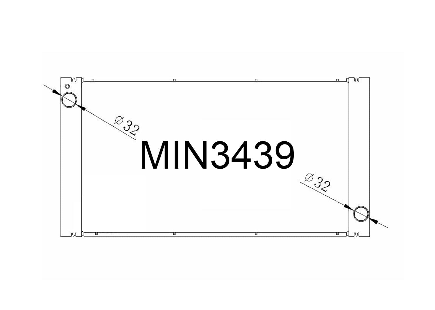 Fenix Cooling Radiator Mini Cooper R56 / R57, Clubman R55, Countryman R60 & Paceman R61 Diesel 2007-2016 SR