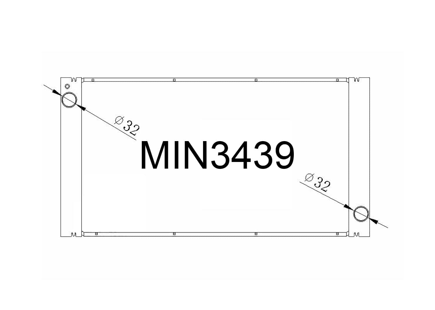Fenix Cooling Radiator Mini Cooper R56 / R57, Clubman R55, Countryman R60 & Paceman R61 Diesel 2007-2016 SR