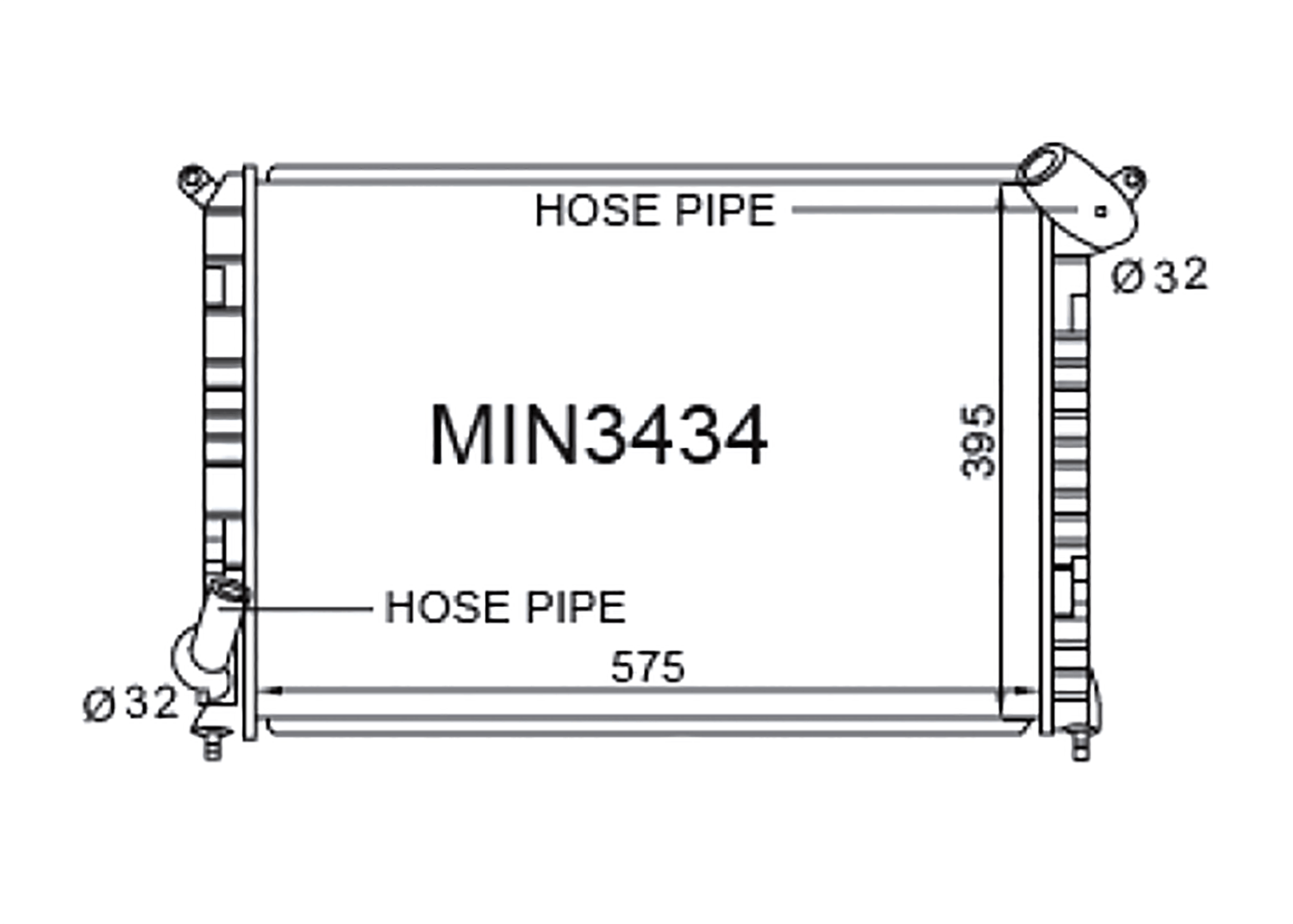 Fenix Cooling Radiator Mini Cooper S R50 / R52 / R53 1.6L Petrol 2000-2008 SR