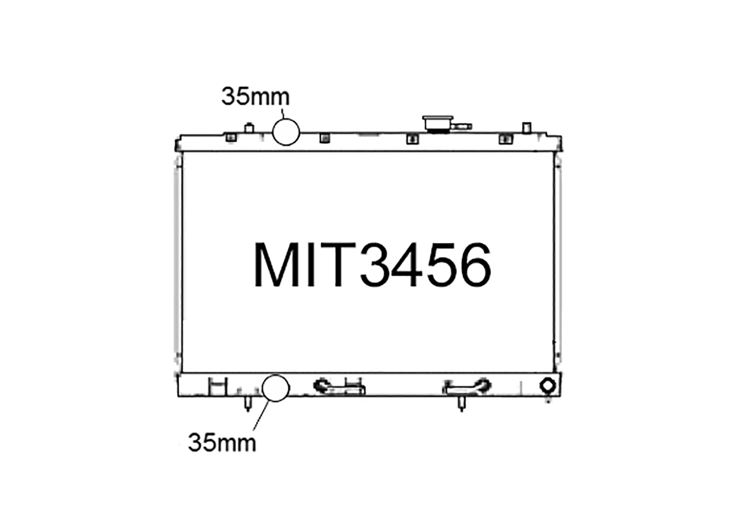 Fenix Cooling Radiator Mitsubishi Dion MPV 2000-2005 SR