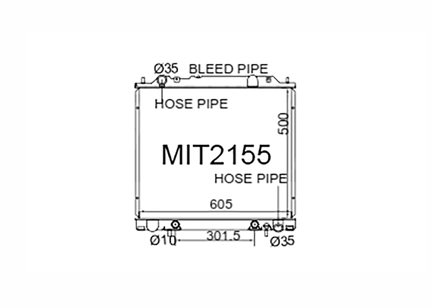 Fenix Cooling Radiator Mitsubishi L400 / Delica / Space Gear Petrol & Diesel 1994-2003 SR