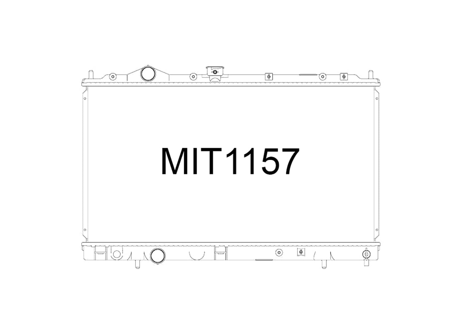 Fenix Cooling Radiator Mitsubishi Lancer Evo IV, V & VI 4G63 1996-2001 SR