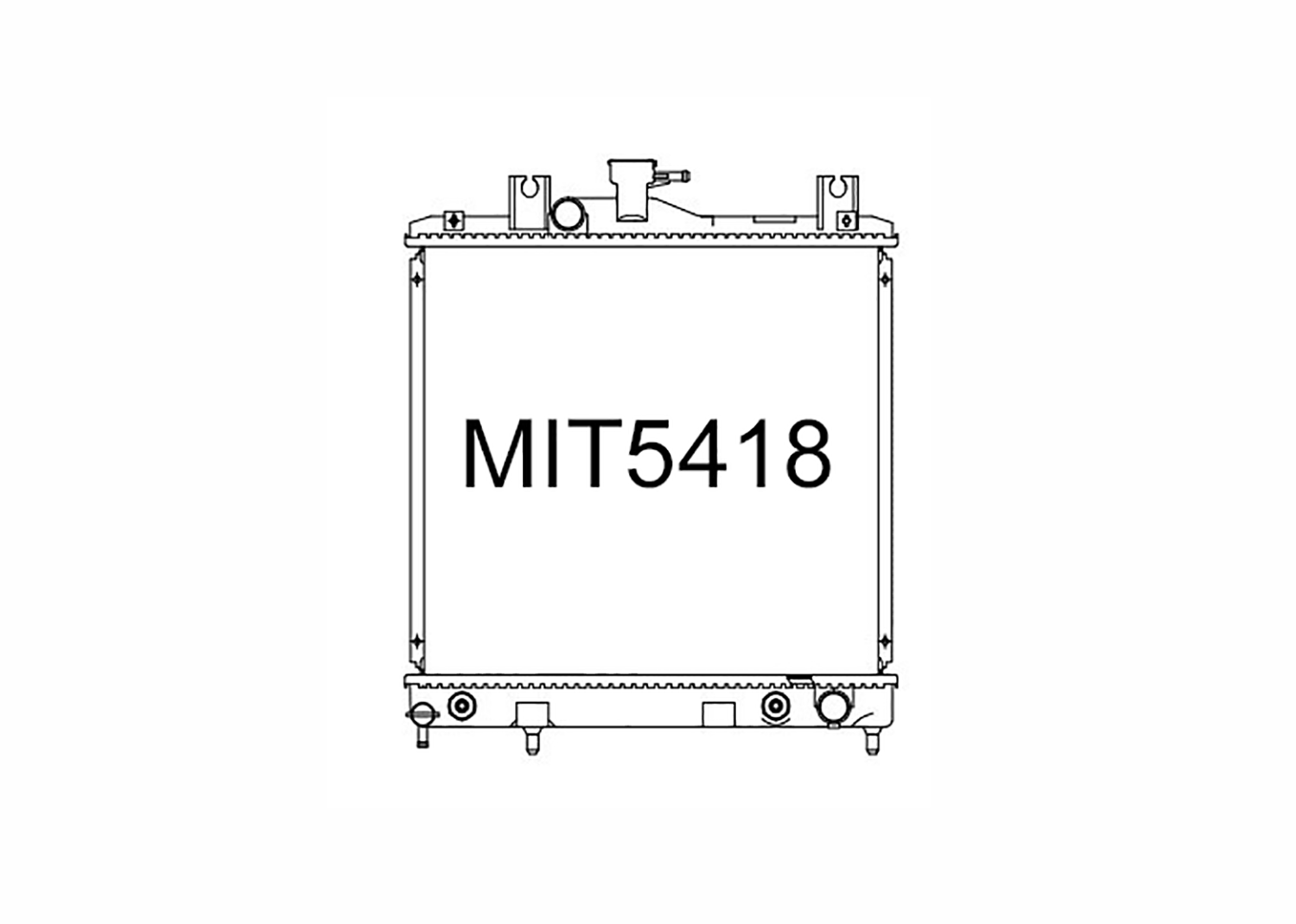 Fenix Cooling Radiator Mitsubishi Pajero Junior ZR-I / ZR-II 1995-1998 SR