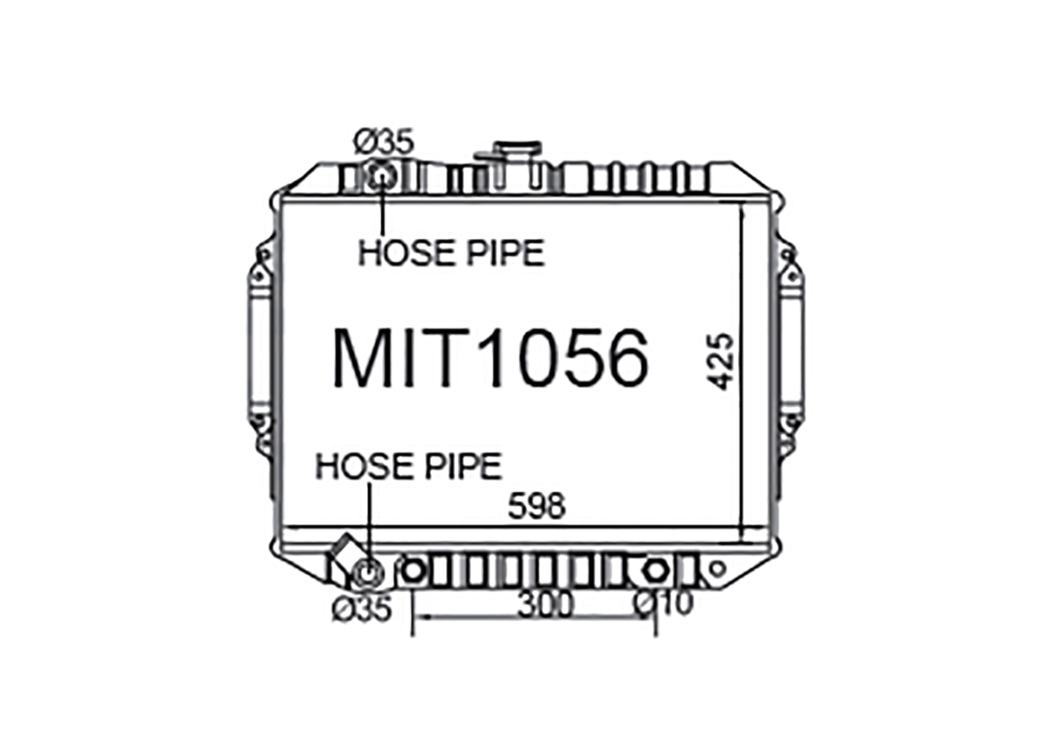 Fenix Cooling Radiator Mitsubishi Pajero NA - NL 3.0L 6Cyl Petrol 1988-1997 SR