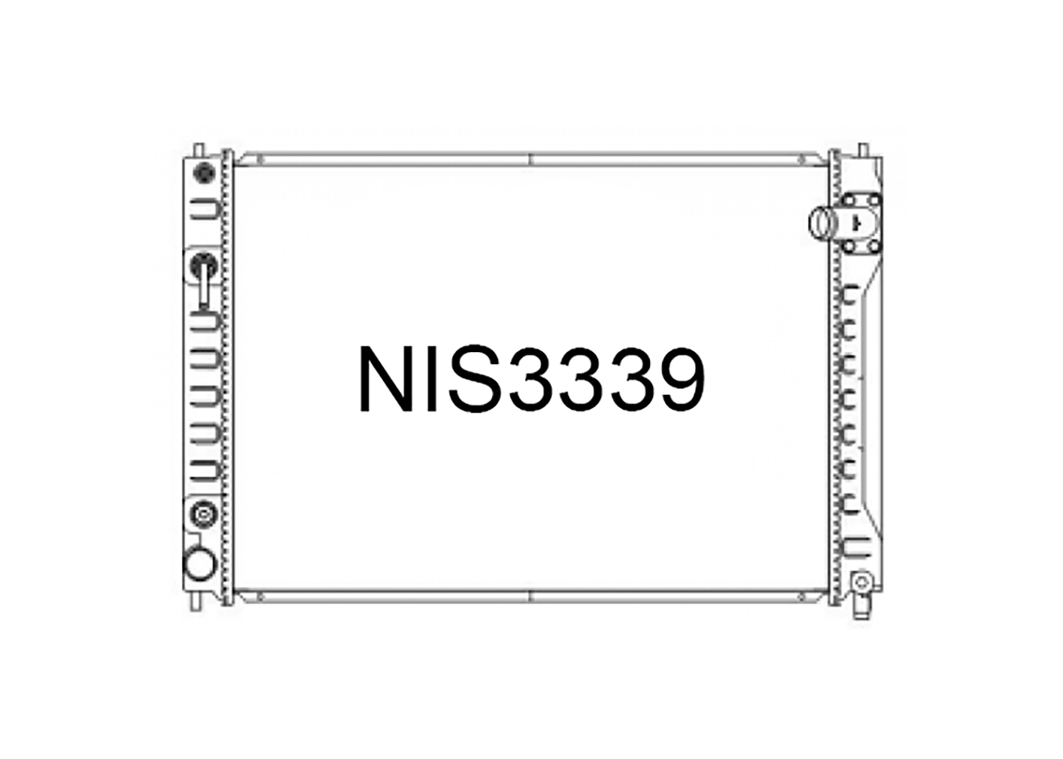 Fenix Cooling Radiator Nissan Fuga Y51 3.7L V6 2009-2021 SR