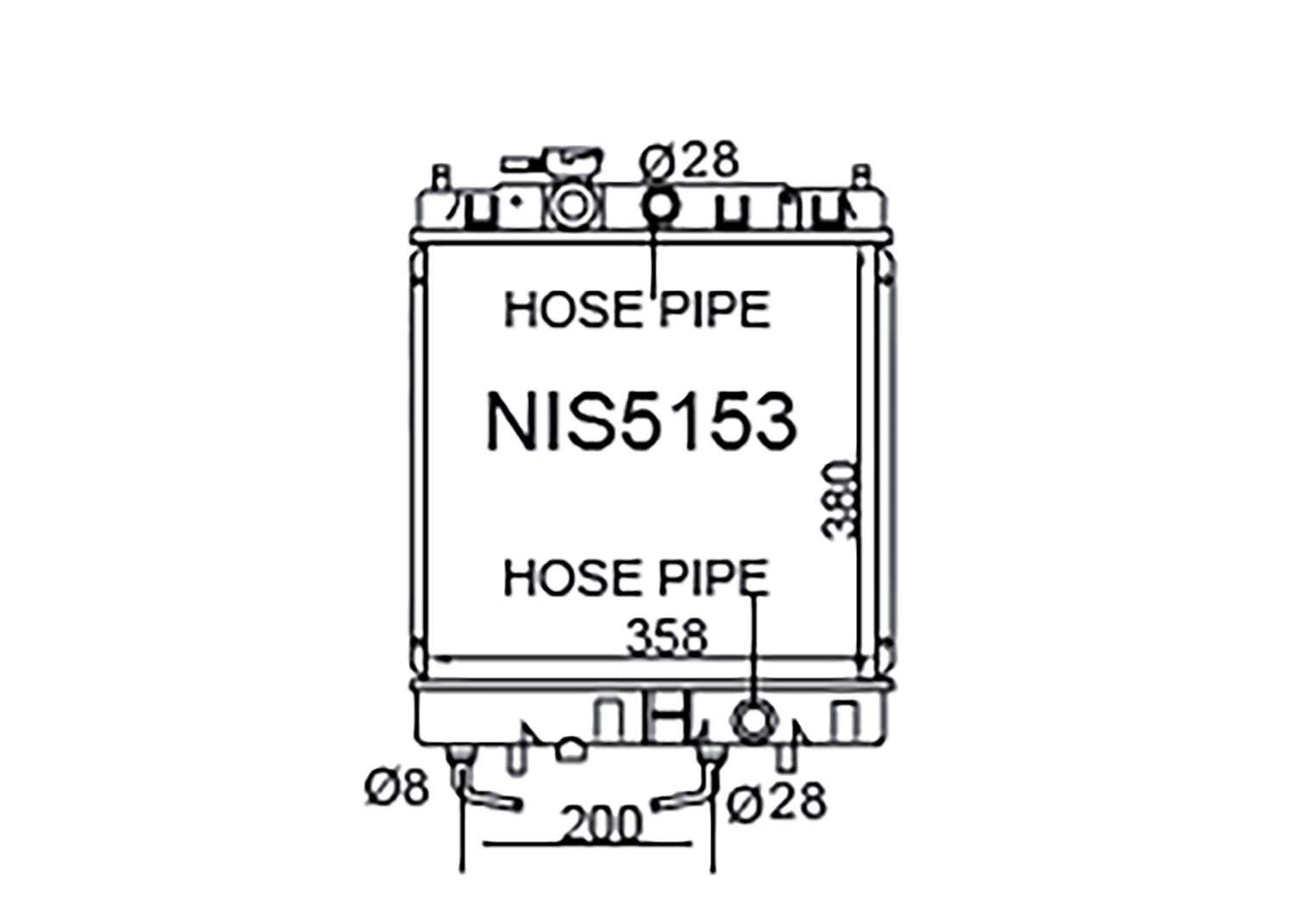 Fenix Cooling Radiator Nissan Micra / March K11C 1.4L Petrol 2000-2003 SR