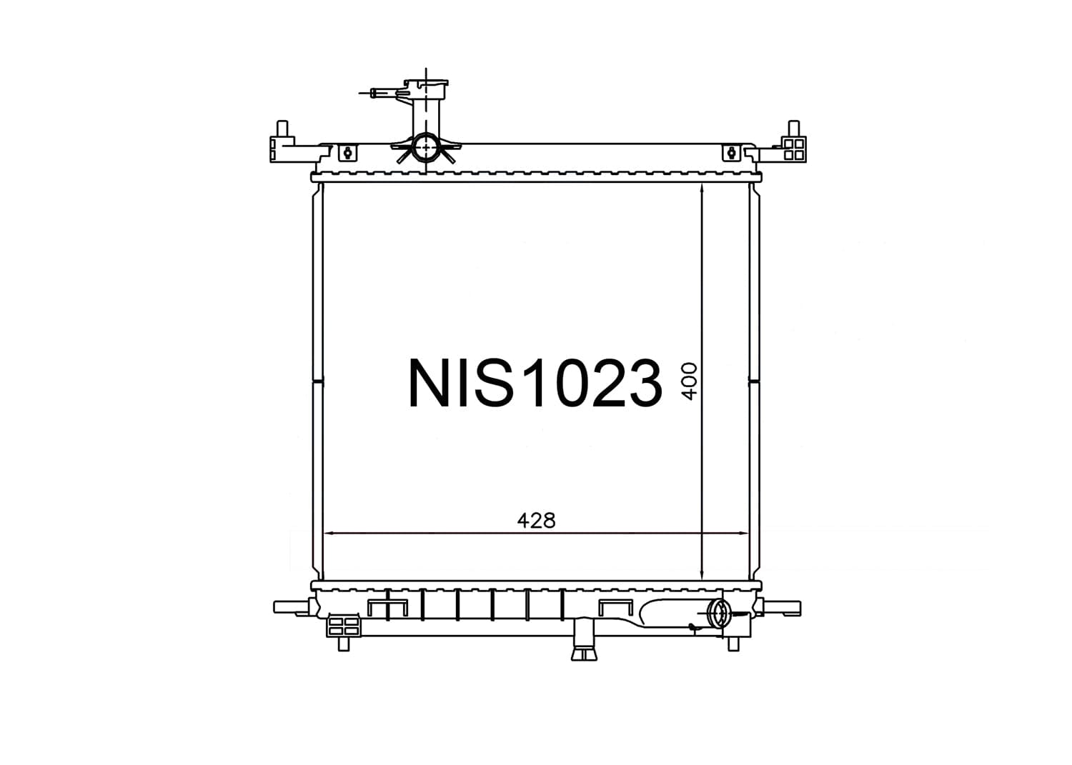Fenix Cooling Radiator Nissan Micra / March K13 1.2L Petrol 2010- SR
